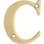 Amig lettres laiton 4'' - 100 mm laiton poli