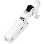 Amig amortisseur hydraulique ferme - porte 1 108 x 32 mm aluminium blanc Amig amortisseur hydraulique ferme - porte 1 108 x 32 mm aluminium blanc