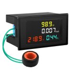 Amp�rem�tre voltm�tre num�rique multifonction ac 80 - 300v ecran couleur lcd avec transformateur de courant ...