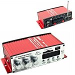 Amplificateur audio 12v usb mp3 maison voiture 2 canaux stro 40w tlcommande ma120