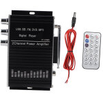 Amplificateur audio bluetooth hifi st�r�o pour voiture avec lecteur fm num�rique et t�l�commande