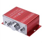 Amplificateur audio voiture mini num�rique lecteur mp3 fm hifi cd dvd (rouge)