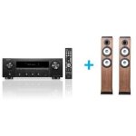 Amplificateur hi - fi denon dra - 900h noir + une paire d'enceintes colonne cabasse jersey mt32 / 2 edition ...