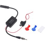 Amplificateur universel de rception de signal d'antenne de radio fm de voiture 12v