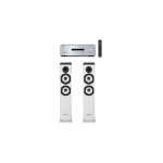 Amplificateur yamaha r - s202d argent + paire d'enceintes colonne cabasse jersey mt32 / 2 blanc Amplificateur yamaha r - s202d argent + paire d'enceintes colonne cabasse jersey mt32 / 2 blanc