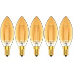 Memkey - ampoules bougie  led e14 4w, 30w ampoule  incandescence quivalent, 2200k blanc chaud, 300lm, ...