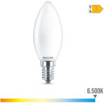 Ampoule bougie led e14 6. 5w 806lm 6500k lumi�re froide �3. 5x9. 7cm. philips