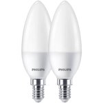 Ampoule bougie led e14 7 w 806 lm 4000 k lumi�re du jour, 2 unit�s