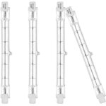 Ampoules co halognes r7s 118mm 400w 230v 3100lm blanc chaud 2700k ampoule de type j pour le travail, ...