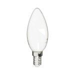 Ampoule � filament led flamme, culot e14, 4w cons. (40w eq. ), lumi�re blanche chaude - rfv470fo - xanlite ...