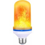 Ampoule de flamme e27 5w led ampoule effet flamme, 4 couleurs de flamme d'�clairage, capteur de gravit� ...