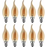 Ersandy - ampoule flamme led e14, 4w equivalent à ampoule halogène / incandescente 40w, blanc chaud 2700k, ... Ersandy - ampoule flamme led e14, 4w equivalent à ampoule halogène / incandescente 40w, blanc chaud 2700k, ...