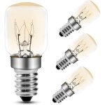 Ampoule four 25w, e14 t25 ampoule incandescence 2200k blanc chaud, 300 degres ampoules pygmes pour four, ...