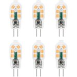 Ampoule g4 led 12v 2w blanc chaud 3000k, 200lm, quivalent lampe halogne g4 10w 20w, non - dimmable, ...