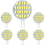 Ampoule g4 led 3w, ac / dc12 - 24v, 300lm blanc froid 6000k, 24x5730 smd, �quivalent ampoule halog�ne ...