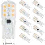 Ampoule led g9 blanc chaud 3000k, g9 3w mini led ampoules, �quivalent � 33w halog�ne ampoules, 360 degr�s ...