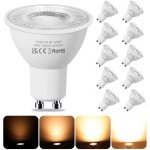 Premier - ampoule gu10 led dimmable, spot led type, 4. 9w (�quivalent halog�ne 50w), blanc chaud 2700 ...