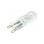 Zvd - ampoule halogne pour four g9 - lot de 3 ampoules g9 25w 230v, rsistantes jusqu' 300c, noir ...