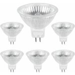 Ampoule halogene gu5. 3 50w 12v, 800lm blanc chaud 2700k dimmable, ampoule spot halog�ne mr16, 6 pcs ...