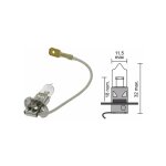 Ampoule halog�ne h3 universelle 24v - 70w