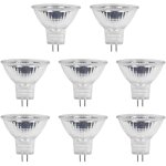 Ampoules halog�nes mr11 12v 20w gu4 � intensit� variable, blanc chaud 2700k, spot halog�ne gu4 pour meubles ...