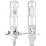 Ampoule led, 2pcs 1800lm 12 - 28v h1 super white 100w led kit d'ampoules de phare antibrouillard