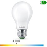 Ampoule led classique ultra efficace 5, 2w 1095im e27 4000k, �6x10, 4cm, philips