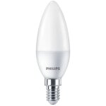 Ampoule led corepro flamme b35 e14 5w 2700k chaud 470lm bougie philips
