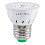 Ampoule led de croissance pour plantes d'intrieur, spectre rouge et bleu, lampe led e27 pour semis, ...