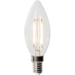 Ampoule led e14 � intensit� variable b35 transparente 3w 250 lm 2200k - luedd