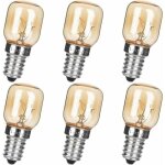 Ampoules led e14 (lot de 6) pour lampe de sel, 25 w, culot t25 e14, 230 - 240 v, dimmables, compatibles ...