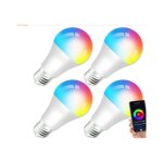 Umnuou - ampoule led e27 - ampoule connectée wifi e27 10w led multicouleurs rgb + cct 2000k - 4000k, ... Umnuou - ampoule led e27 - ampoule connectée wifi e27 10w led multicouleurs rgb + cct 2000k - 4000k, ...