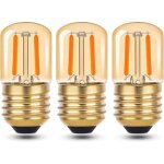 Ampoule led e27 veilleuse 1w blanc chaud 2200k, t28 mini ampoule vintage e27 led � filament, �quivalent ...