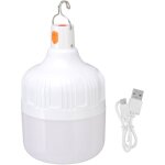 Ampoule led ext�rieure rechargeable usb 120 w, ampoule de secours portable avec crochet pour stands de ...