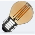 Ampoule led filament e27 4w 360 lm g45 gold no flicker 2200k super chaud