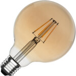 Ampoule led filament e27 6w 600 lm g95 gold no flicker 2700k blanc chaud
