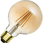 Efectoled - ampoule led filament e27 6w 600 lm g95 gold no flicker 2200k super chaud
