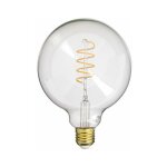 Xanlite - ampoule led g125, culot e27, 4w cons. (28w eq. ), lumire blanc chaud - rfde280b125s
