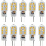 Ampoule led g4 12v, 2w equivalent 20w halog�ne lampe, pas de scintillement 200lm, blanc chaud 3000k, ...