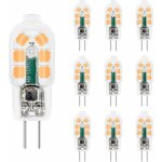 Memkey - ampoule led g4 2w 12v blanc chaud 200lm, quivalent bi pin g4 10w - 20w halogne, g4 led 12v ...
