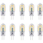 Ampoule led g4 2w, 20w ampoules halog�nes �quivalentes, blanc froid 6000k, 200lm, 12x smd, 12v ac / dc ...