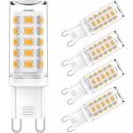 Aougo - ampoules led g9, 3. 5w equivalent 35w halog�ne lampe, blanc chaud 3000k 400lm non variable sans ...