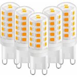 Ampoule led g9 3w blanc chaud 2700k, ampoules led g9 420lm, �quivalent � une ampoule halog�ne 28w 40w, ...
