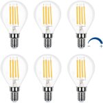 Ampoule led globe, e14 blanc chaud 2700k, ampoule d�corative e14 globe led, g45 e14 led 4w �quivalent ...