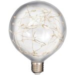 Ampoule led globe e27 diam. 120mm, 1. 5w, 55 lumens, 3000k blanc - chaud, d�corative, plastique haute ...