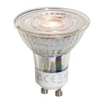 Ampoule led gu10 50mm claire 4, 5w 360 lm 2700k - luedd