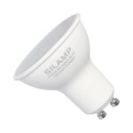 Ampoule led gu10 6w 220v smd2835 par16 10led 100� - blanc froid 6000k - 8000k - silamp