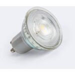 Ampoule led dimmable gu10 7w 700 lm cristal 60 no flicker 6000k blanc froid