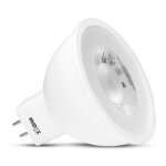 Ampoule led gu5. 3 6w 38� (dimmable en option) miidex lighting� blanc - neutre - 4000k - non - dimmable ...