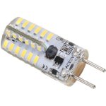 Ampoule led gy6. 35 3w 300lm 12v ac pour lustre et plafonnier, blanc froid 6000 - 6500k, 48 leds en silicone ...